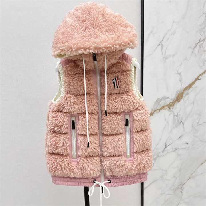 商品細詳を見る:モンクレール MONCLER 2026年 フード付き ダウンベスト ジップジャケット トップスコート レディース