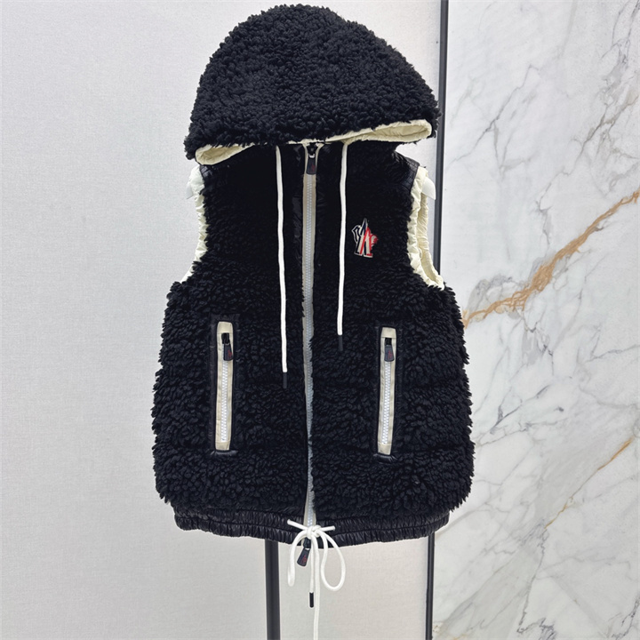 商品名称：モンクレール MONCLER 2026年 フード付き ダウンベスト ジップジャケット トップスコート レディース