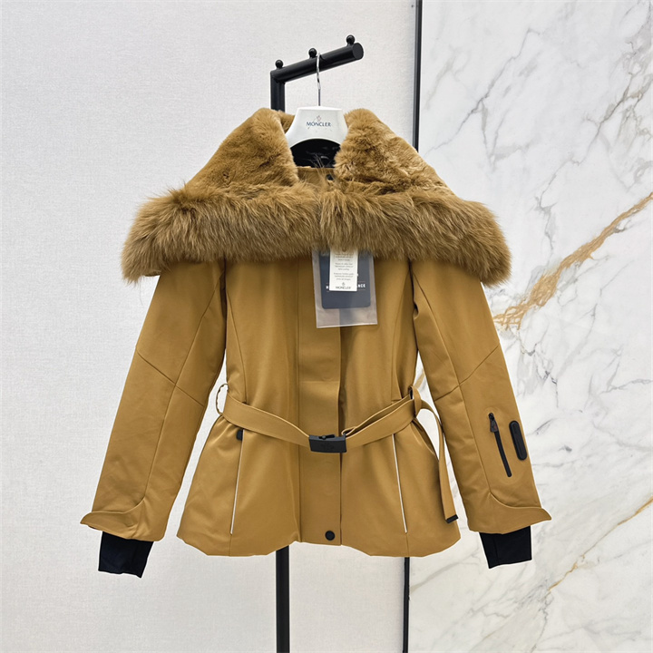 モンクレール MONCLER 2026年 ロングスリーブ フーディー スキーダウン ジップジャケット トップスコート レディース
