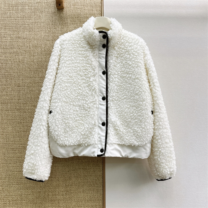 モンクレール MONCLER 2026年 ロングスリーブ スキーダウン ボアフリース ジップジャケット トップスコート レディース