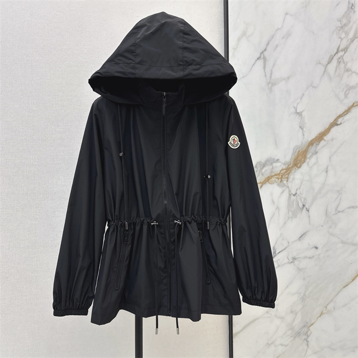 モンクレール MONCLER 2026年 フード付き トレンチコート ジップジャケット 長袖 トップス カジュアル