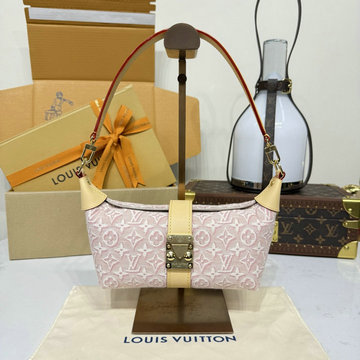ルイヴィトン LOUISVUITTON 2026年 M2A382 ポシェット ミア ホーボーバッグ ショルダーバッグ ジャカード テキスタイル