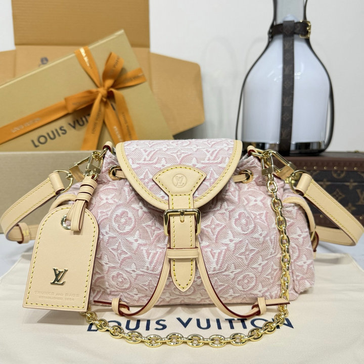 ルイヴィトン LOUISVUITTON 2026年 オデッセイ PM チェーンポーチ ショルダーバッグ ジャカード キャンバス