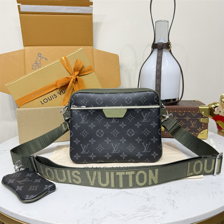 商品名称：ルイヴィトン LOUISVUITTON 2026年 M28628 トリオ メッセンジャー ショルダーバッグ メンズ カーフレザー