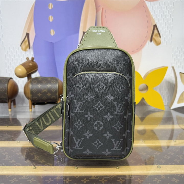 商品名称：ルイヴィトン LOUISVUITTON 2026年 M28735 アヴェニュー スリングバッグ PM チェストバッグ ショルダーバッグ モノグラム エクリプス キャンバス