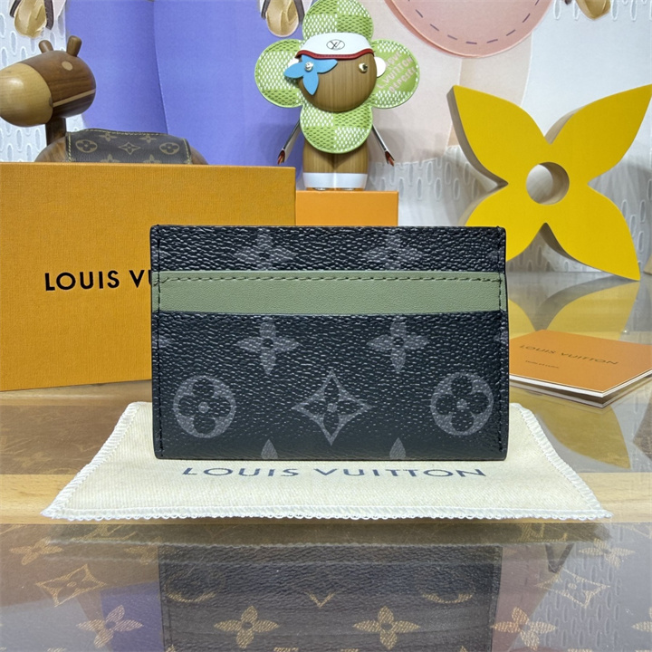 ルイヴィトン LOUISVUITTON 2026年 M29768　カードケース ポルト カルト ダブル モノグラム エクリプス キャンバス