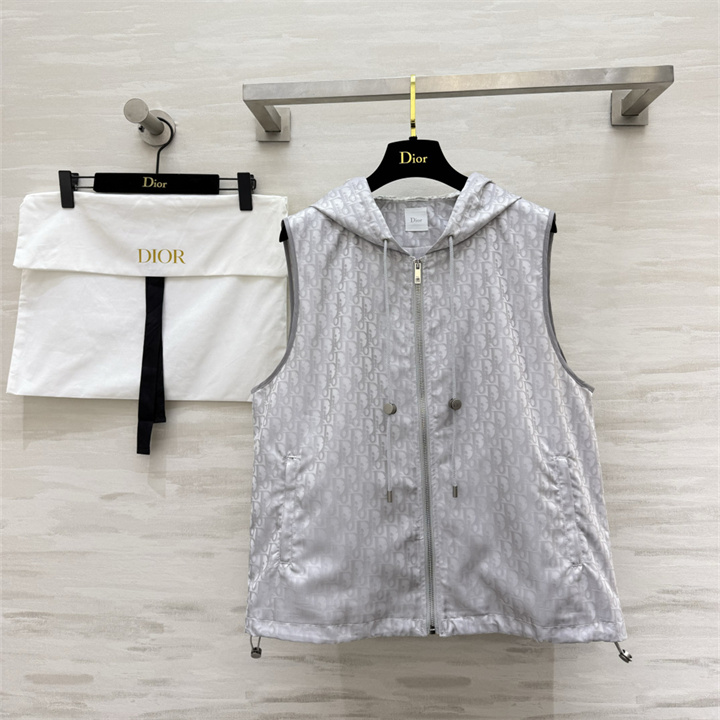 商品名称：クリスチャンディオール CHRISTIAN DIOR 2026年 フーディー ベストジャケット ノースリーブ アウターコート タンクトップ 軽量 レディース