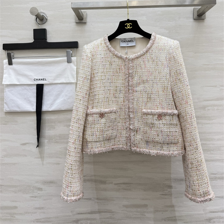 商品名称：シャネル CHANEL 2026年 ショート丈 ジャケット ロングスリーブ トップスコート ツイード