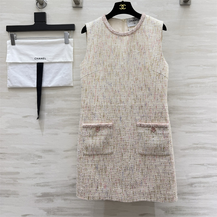 商品名称：シャネル CHANEL 2026年 ショートドレス ワンピース ノースリーブ レディース