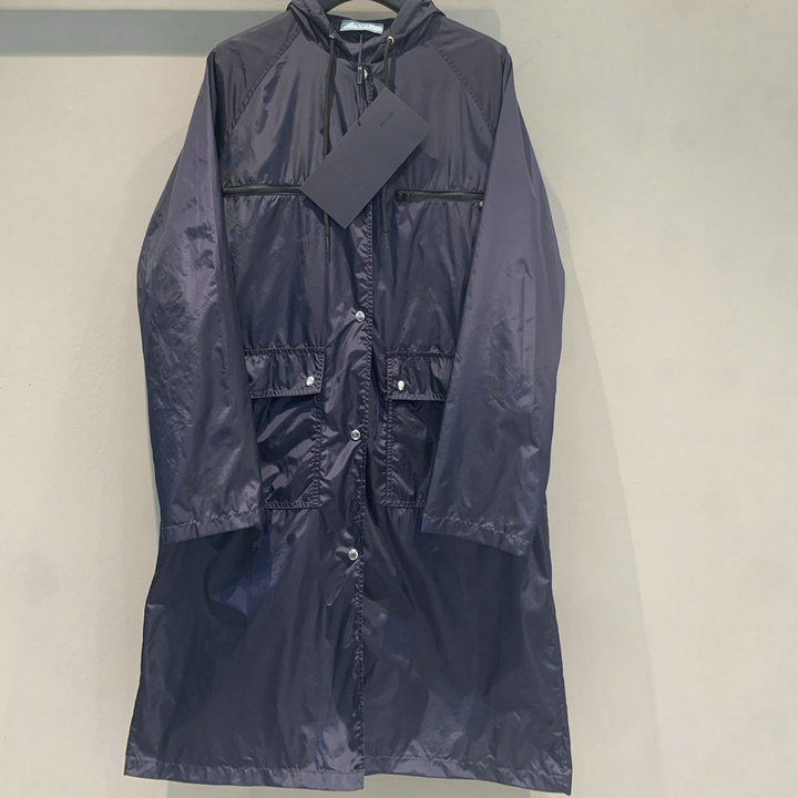 商品名称：プラダ PRADA 2026年 ロング丈 トレンチコート フーディー ジャケット ロングスリーブ アウターコート