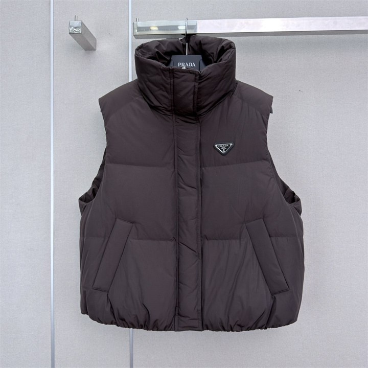 プラダ PRADA 2026年 ダウンベスト ジップジャケット ロングスリーブ アウターコート