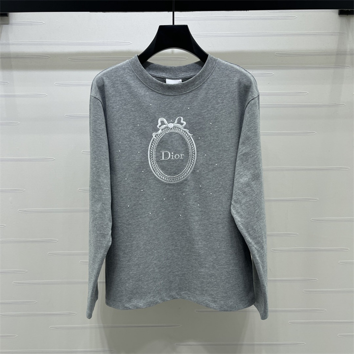 商品細詳を見る:クリスチャンディオール CHRISTIAN DIOR 2026年 ロングスリーブ Tシャツ クルーネック カジュアル