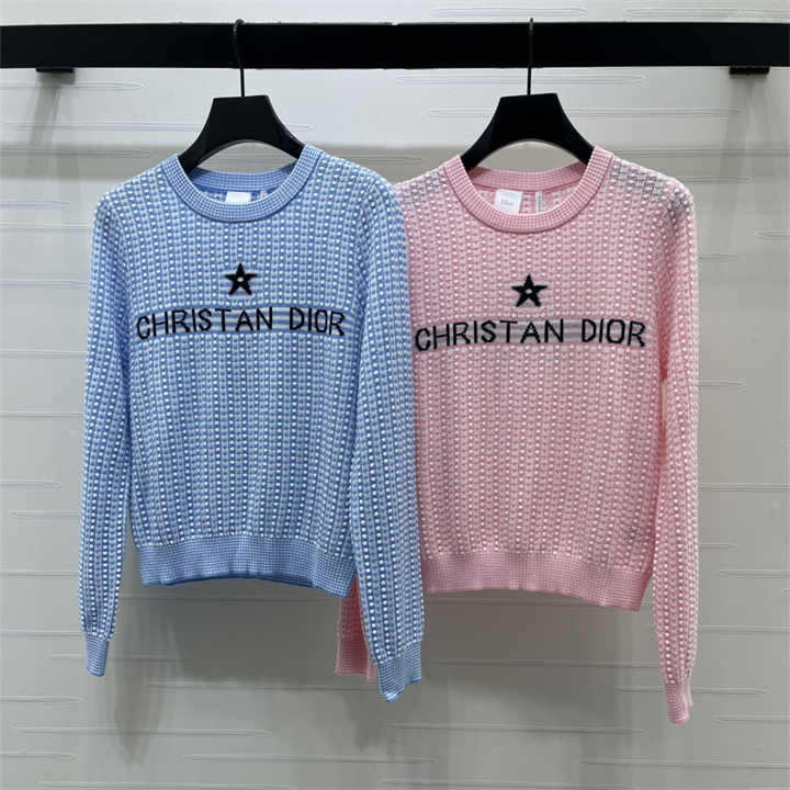 商品名称：クリスチャンディオール CHRISTIAN DIOR 2026年 ロングスリーブ セーター クルーネック ウールニット カジュアル