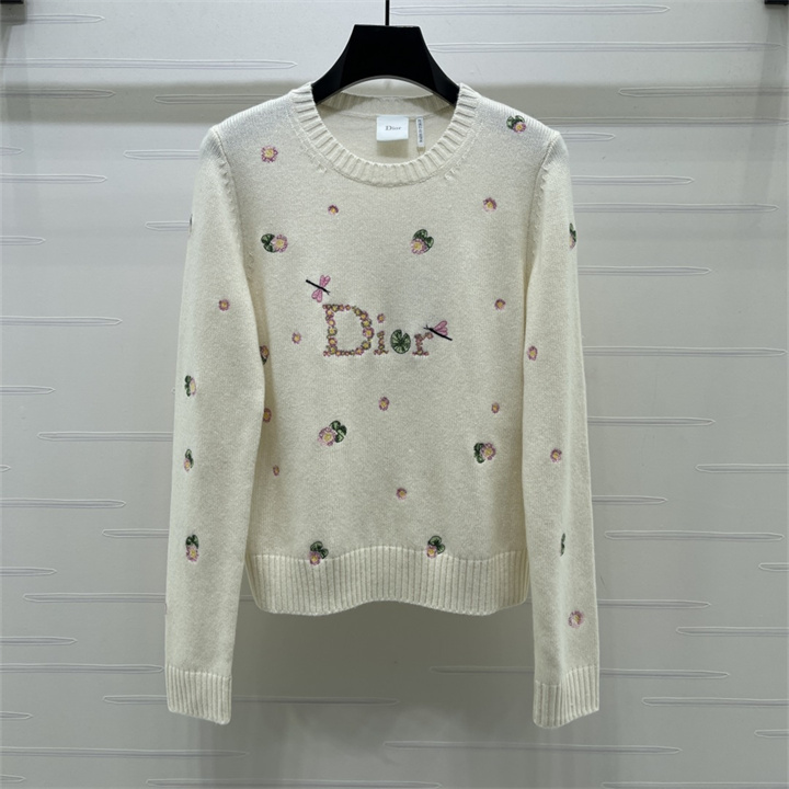 商品名称：クリスチャンディオール CHRISTIAN DIOR 2026年 ロングスリーブ セーター クルーネック ウールニット カジュアル